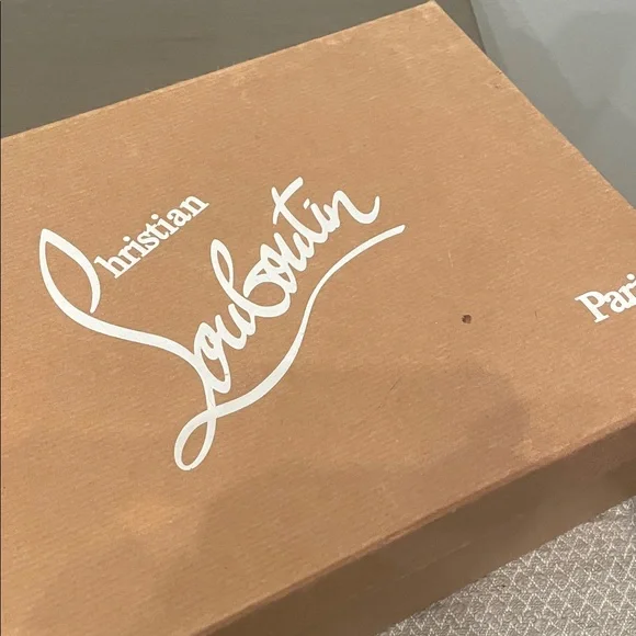 Christian Louboutin Women's maroon red bottom stiletto Heels 7.5 - Picture 6 of 9